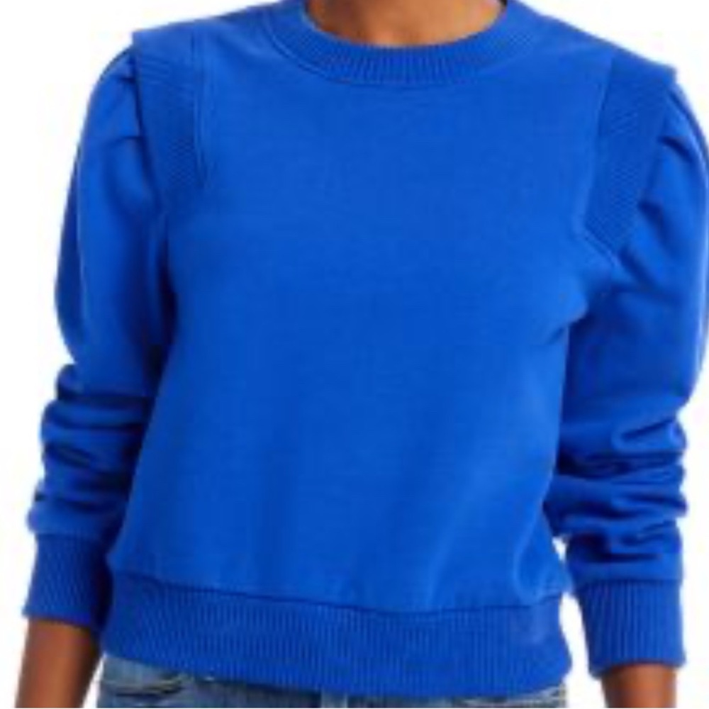 CALIA by Carrie Underwood Blue Crew Neck Sweater size M